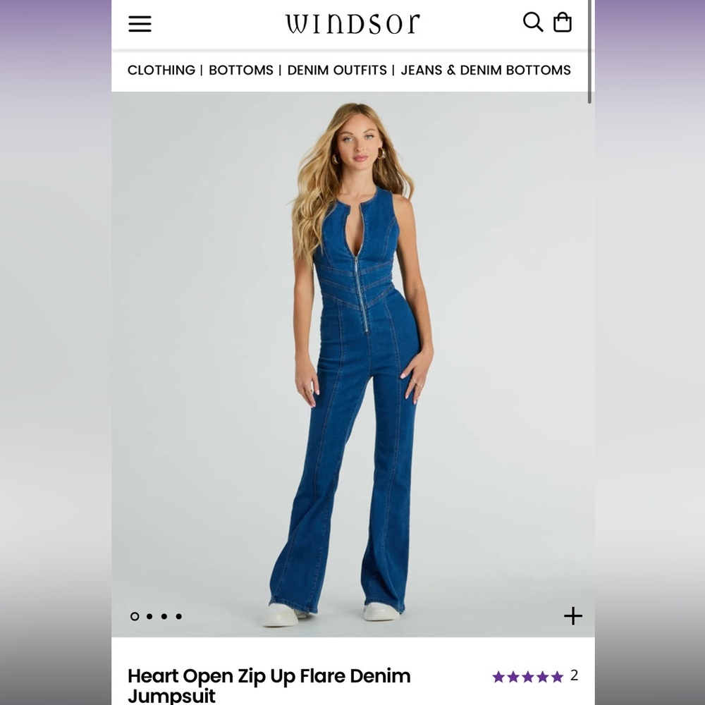Windsor denim jumpsuit